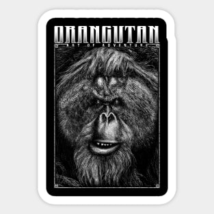 Orangutan Sticker